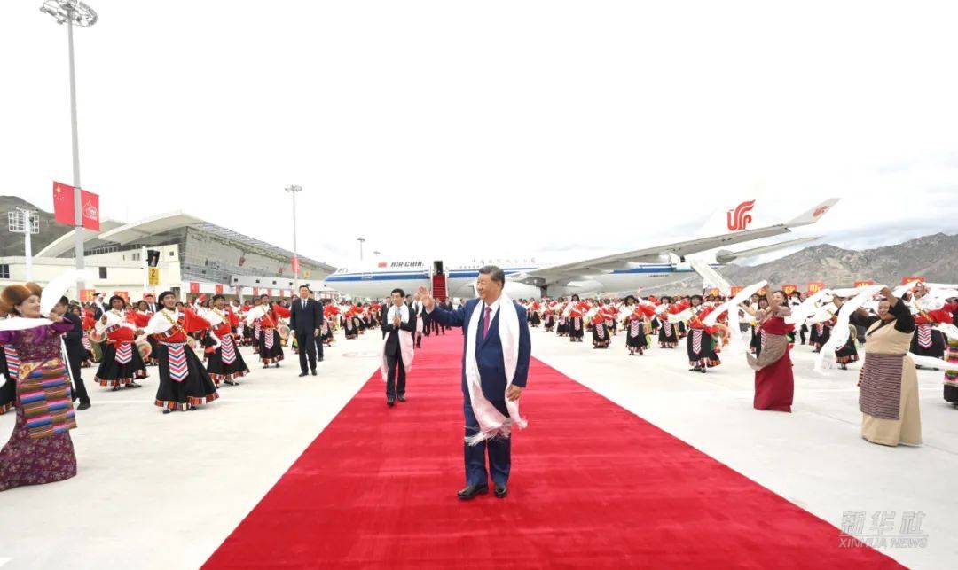 皇冠信用网会员开户_习近平率中央代表团抵达拉萨出席西藏自治区成立60周年庆祝活动